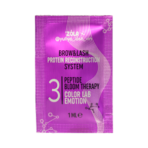EMOTION COLOR LAB laminavimo priemonė 03 – PEPTIDE BLOOM THERAPY (pakeliuose, 3 x 1 ml)