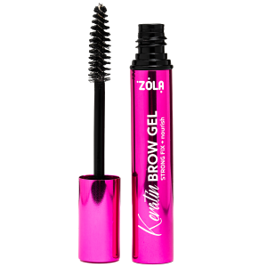 ZOLA antakių gelis KERATIN BROW GEL Strong Fix + Nourish (5 ml)
