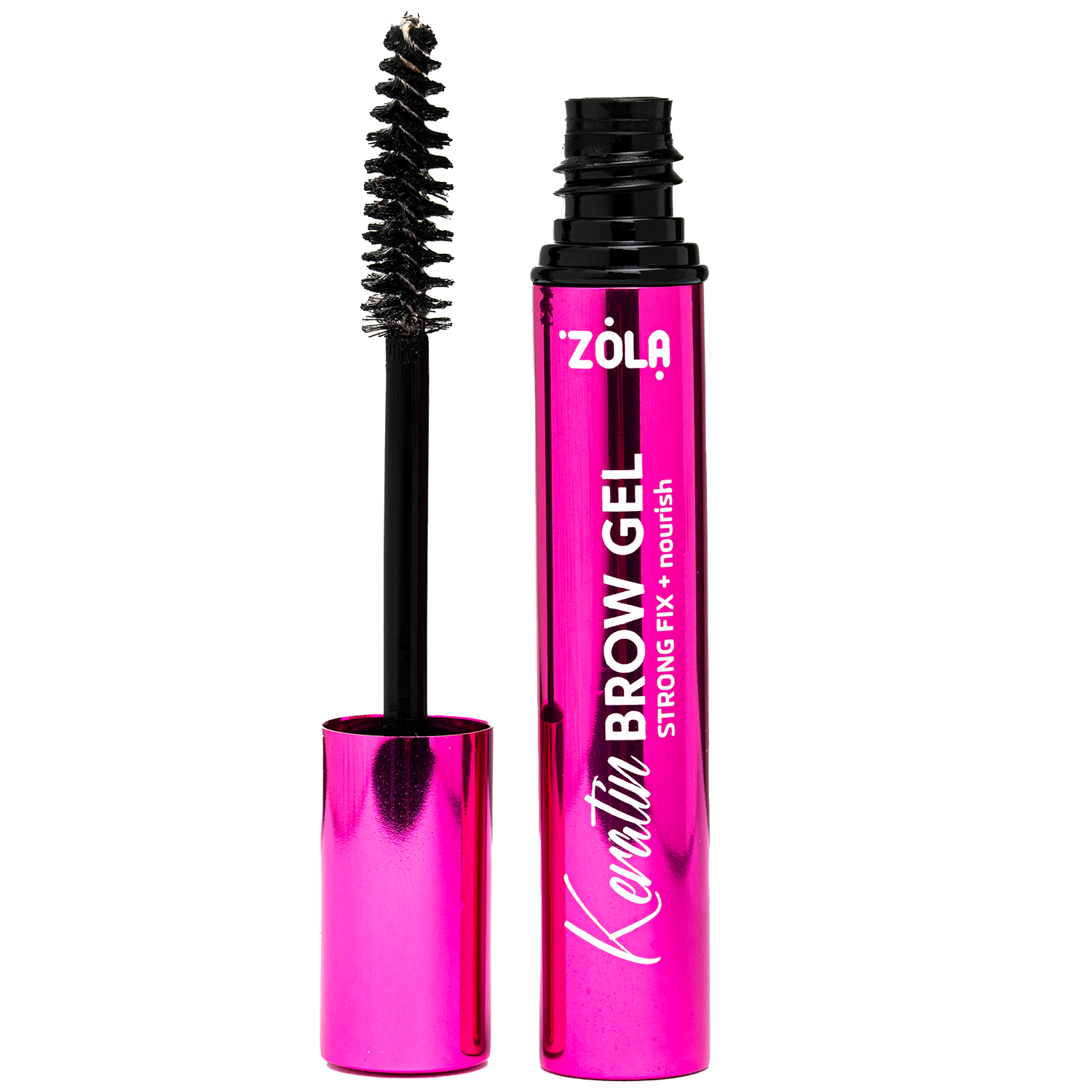 ZOLA antakių gelis KERATIN BROW GEL Strong Fix + Nourish (5 ml)